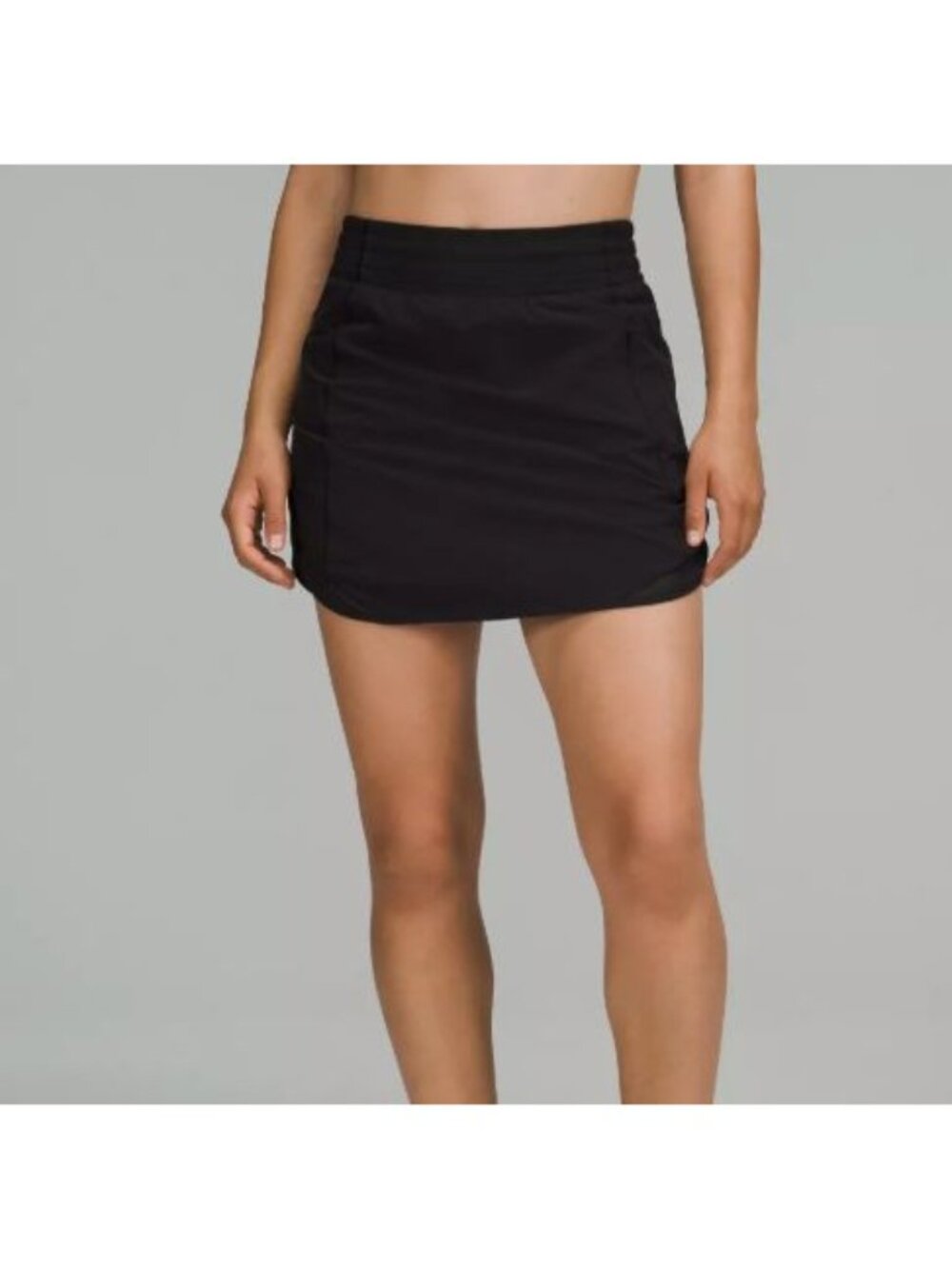 LULULEMON hotty hot high rise skirt in black size 6 - Picture 7 of 7